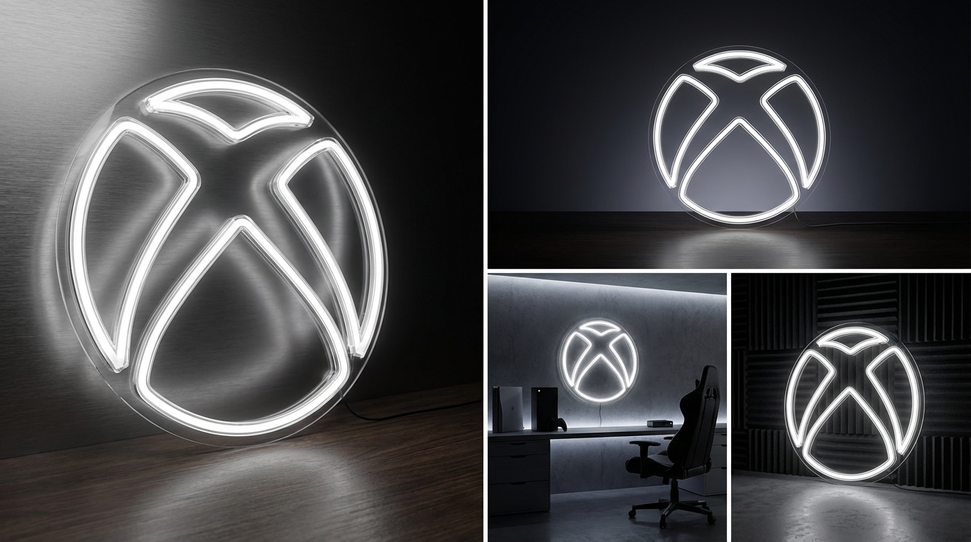 Custom gameroom Neon Sign | XBox Neon Sign For Kids Bedroom | Personalized Gift For Kids