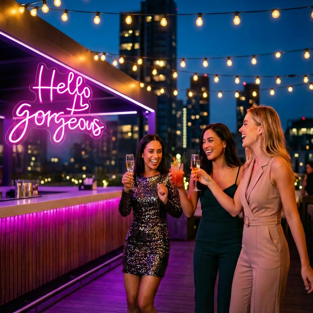 Custom Name  LED Neon Sign | Personalized for Home Bar Decor | Girl Paty Neon Sign