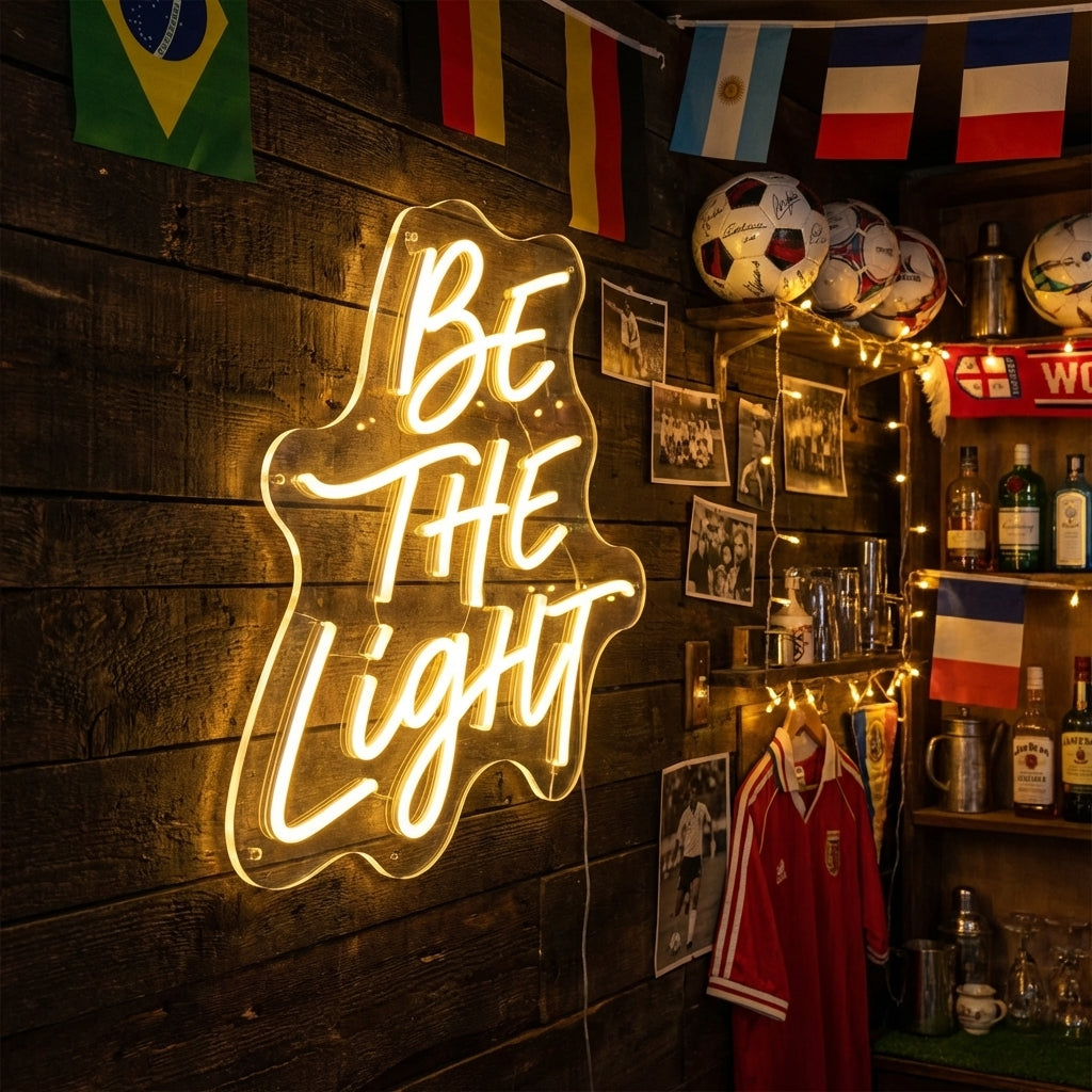 Custom Name  LED Neon Sign | World Cup Decor, Sport Bar Light