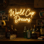 Custom Name LED Neon Sign | World Cup Decor, Home Bar LED Sign