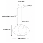 White Saucer Crisscross Bubble Pendant Light For LivingRoom