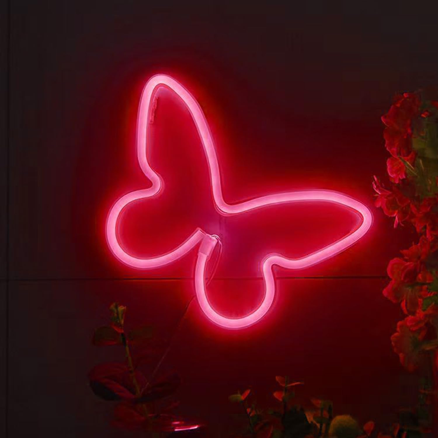 Butterfly Neon Sign| Custom Name Neon Sign For Kids Bedroom | Personalized Gift For Kids | Kids Room Decor