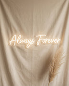 Always Forever Wedding Name LED Neon Sign