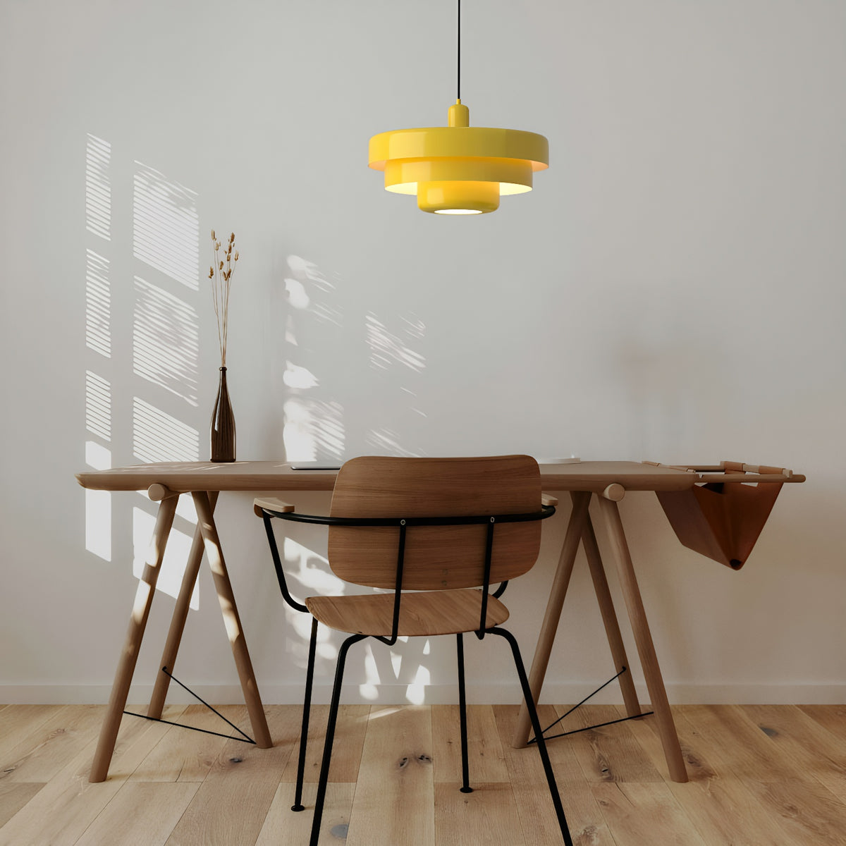 Modern Yellow Pendant Light for Dining Room