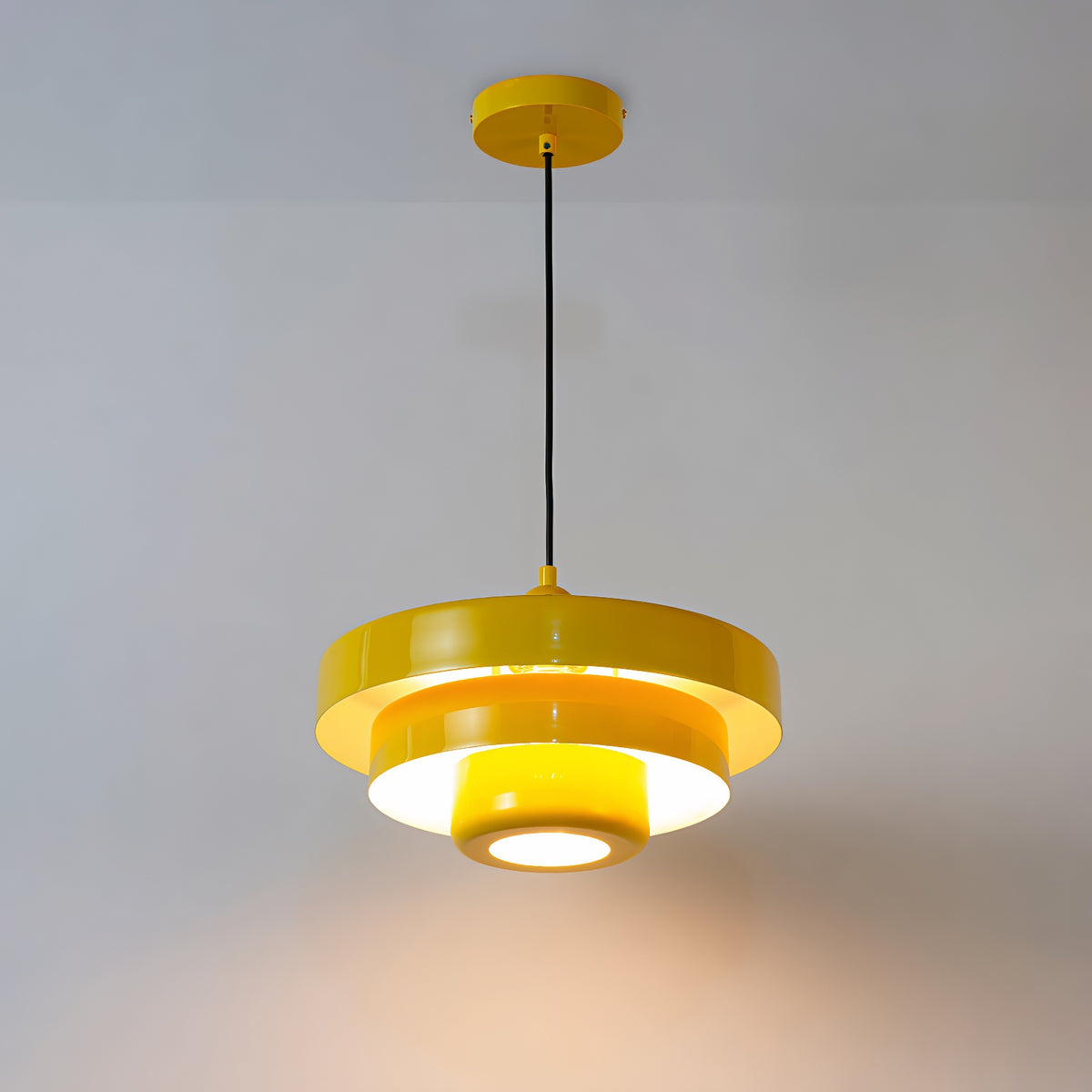 Modern Yellow Pendant Light for Dining Room