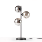 Modern G9 Table Lamp with Glass Shades for Bedroom