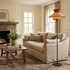 Layered Shade Floor Lamp with Pull Chain