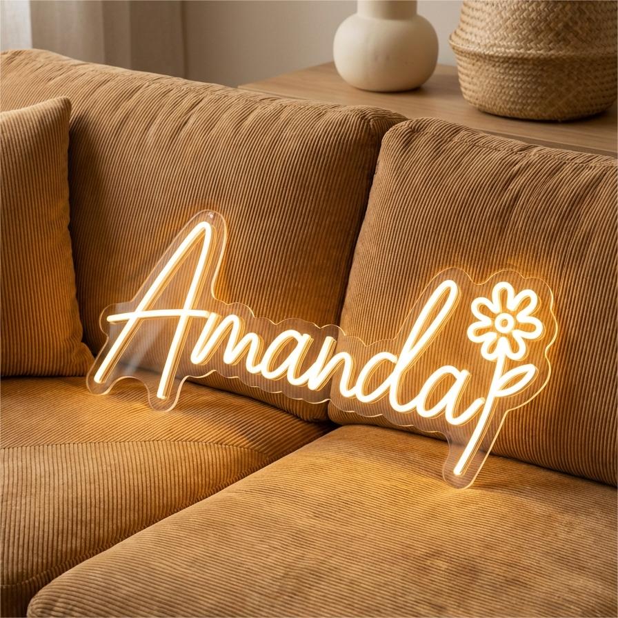 Custom Neon Sign For Kids Bedroom | Custom Name Neon Sign | Bedroom Decor | Personalized Gift For Kids | Kids Room Decor