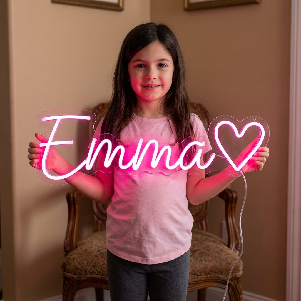 Custom Neon Sign For Kids Bedroom | Custom Name Neon Sign | Bedroom Decor | Personalized Gift For Kids | Kids Room Decor
