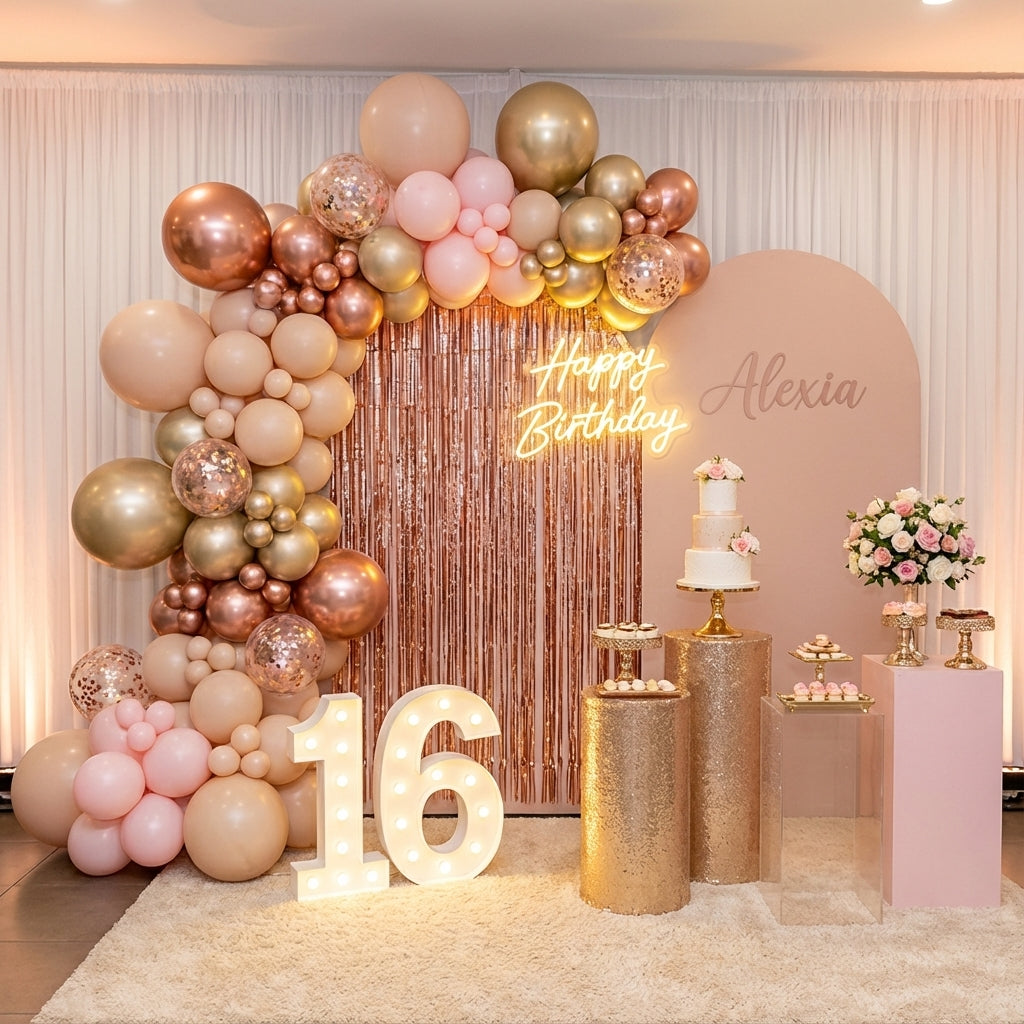 Custom Name Neon Sign |  Personalized Celebration Sign | Party Decor | Happy Birthday LED Light | Room Wall Decor