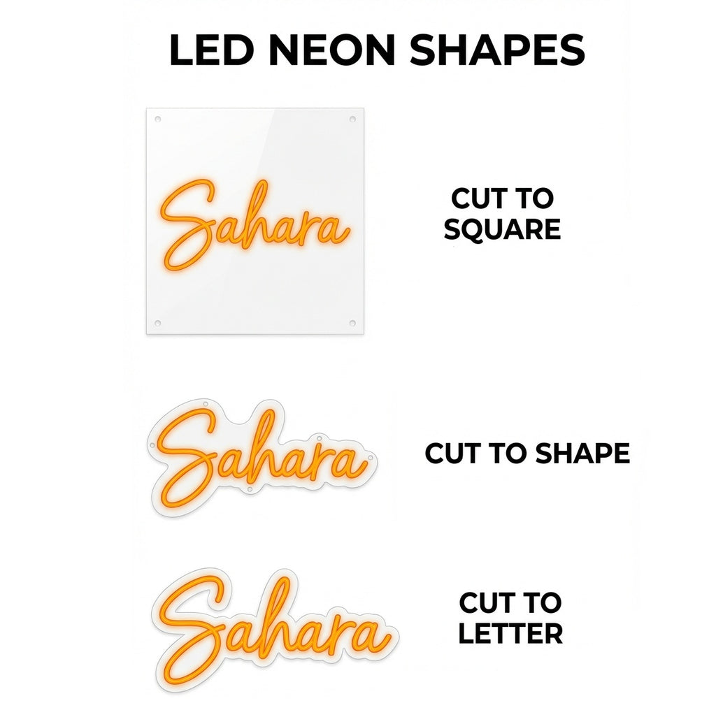 Cheers to Love Wedding Name LED Neon Sign