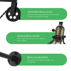 Adjustable Industrial Sconce Lighting for Bedroom