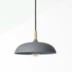 White Metal Dome Pendant Lamp for Kitchen