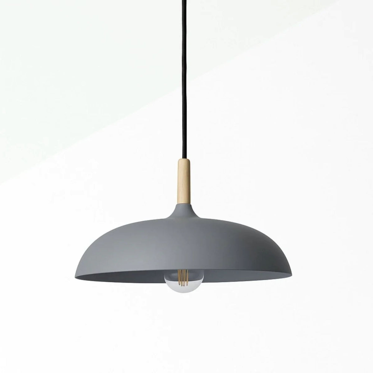 White Metal Dome Pendant Lamp for Kitchen