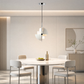 White Modern Pendant Light for Bedroom