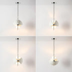 White Modern Pendant Light for Bedroom