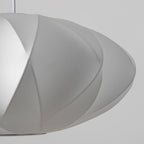 White Saucer Crisscross Bubble Pendant Light For LivingRoom