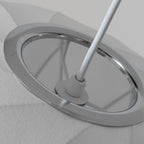 White Saucer Crisscross Bubble Pendant Light For LivingRoom