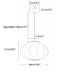 White Saucer Crisscross Bubble Pendant Light For LivingRoom