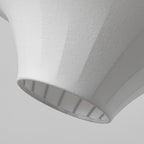 White Saucer Crisscross Bubble Pendant Light for Dining Room