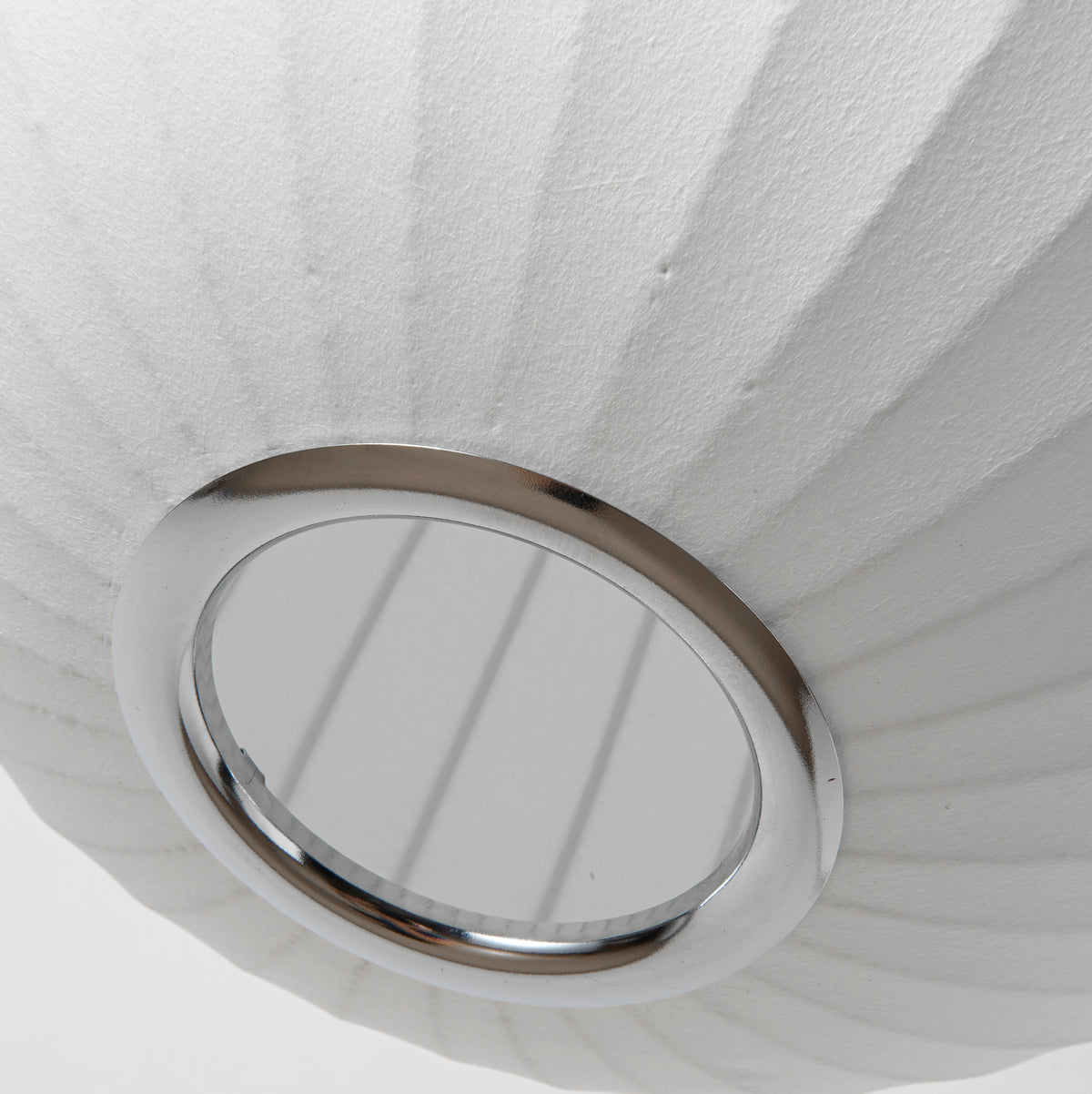 White Globe Fabric Pendant Lamp for Dining Room