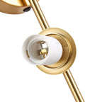 Mid Century Modern Wall Sconce with Glass Globes