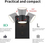 CCT Bedside Reading Sconce with Shelf for Reading nook
