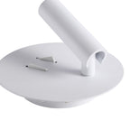 White Bedside Reading Sconce with Adjustable Spot for Bedroom