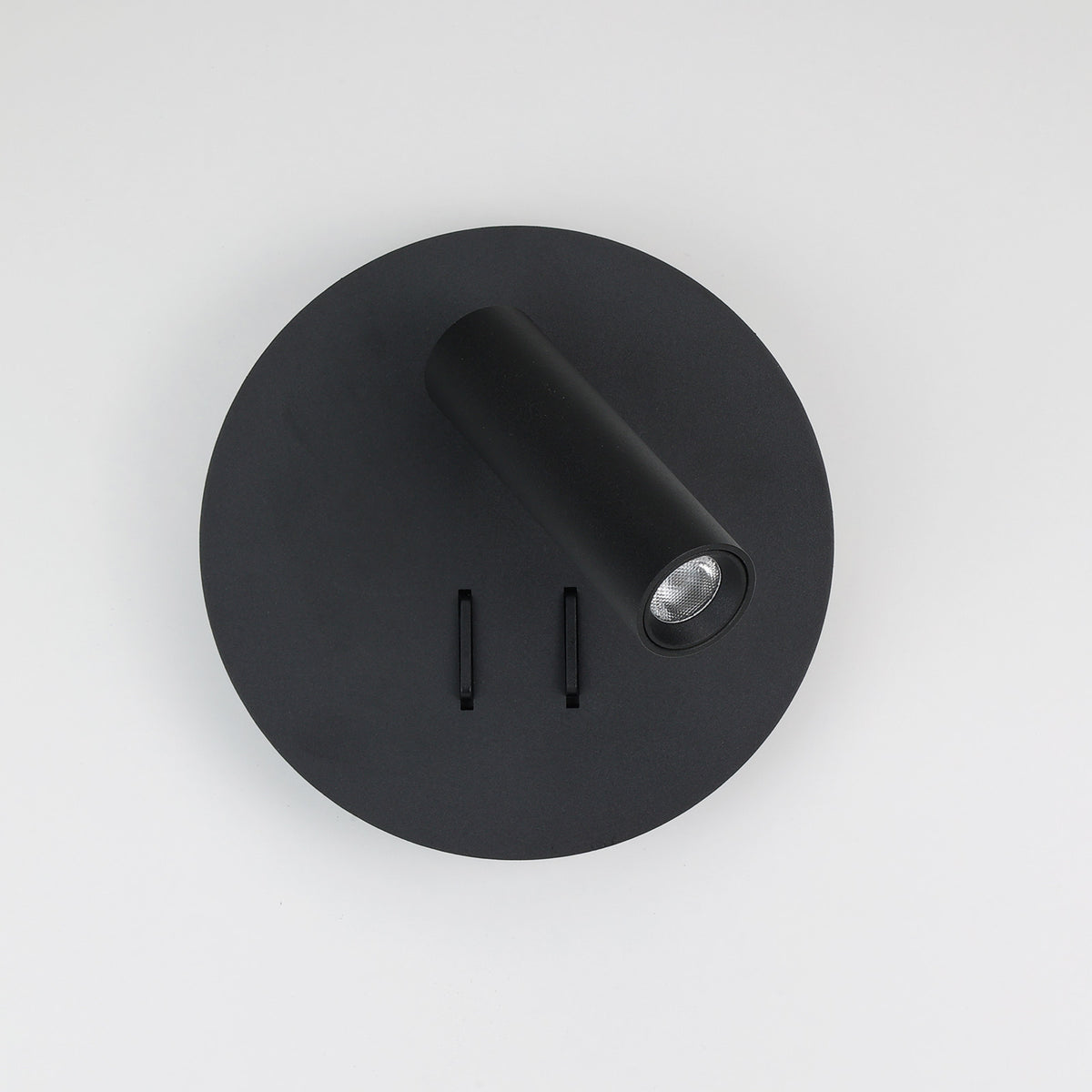 White Bedside Reading Sconce with Adjustable Spot for Bedroom