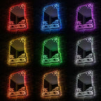 The Fool Tarot Custom Mirror LED Sign Wall Light Decor