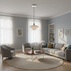 Layered Multi-Tier Pendant Light