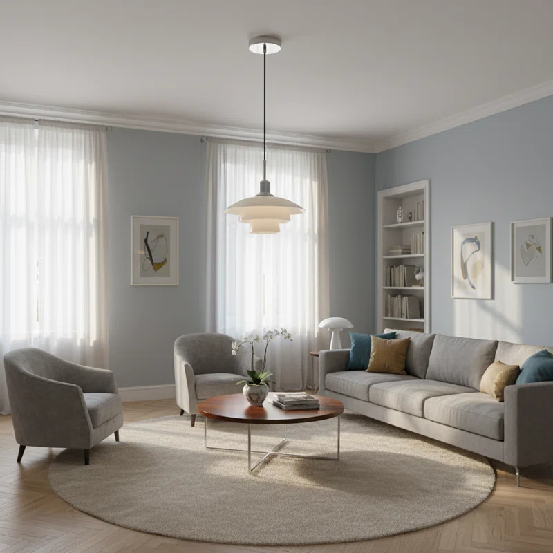 Layered Multi-Tier Pendant Light