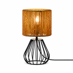 Woven Rattan Table Lamp for Living Room