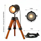 Adjustable Tripod Spotlight Table Lamp