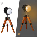Adjustable Tripod Spotlight Table Lamp