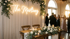 Custom Wedding Name LED Neon Sign | Personalized Last Name