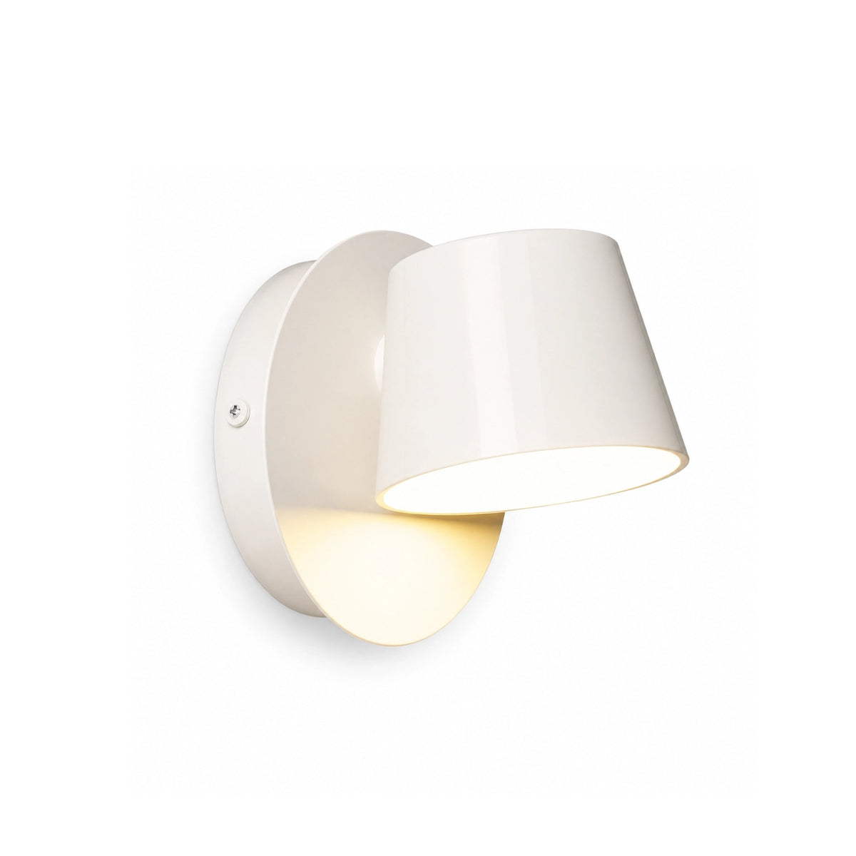 White Plug-In Bedside Reading Wall Sconce