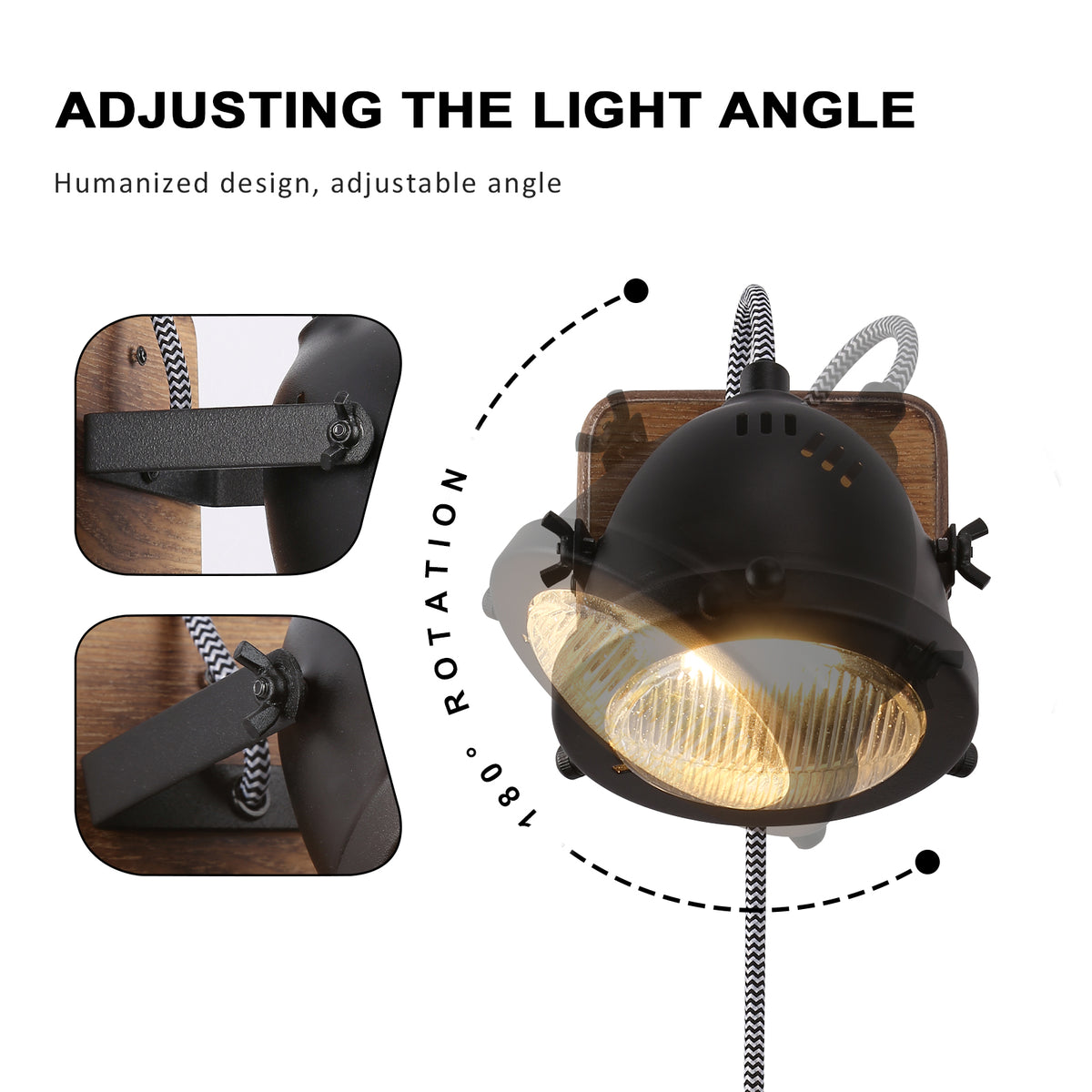 Industrial Garage Sconce Lighting  GU10 for Bedroom