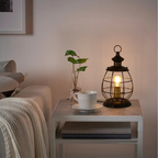 Vintage Brass Lantern Table Lamp