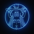 Custom Baseball Bat Neon Sign | Custom Neon Sign For Kids