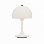 White Mushroom Modern Bedside Lamp for Bedroom
