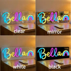 Custom Wedding Name LED Neon Sign | Personalized Last Name