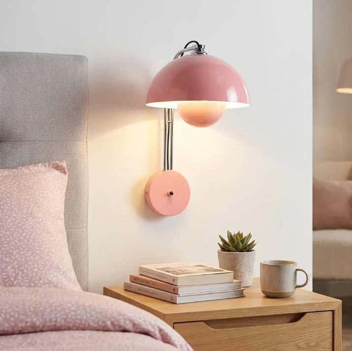 Dome Wall Sconce | Plug-In or Hardwired FlowerPot Wall Light