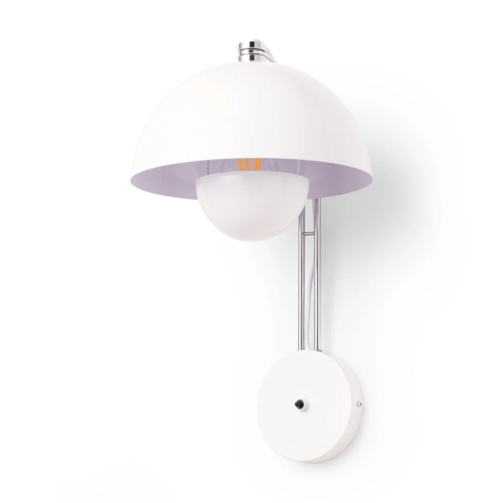 Dome Wall Sconce | Plug-In or Hardwired FlowerPot Wall Light
