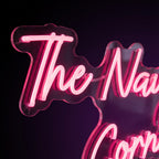 The Naughty Corner LED Neon Sign, Custom Home Bar Art Wall Decor